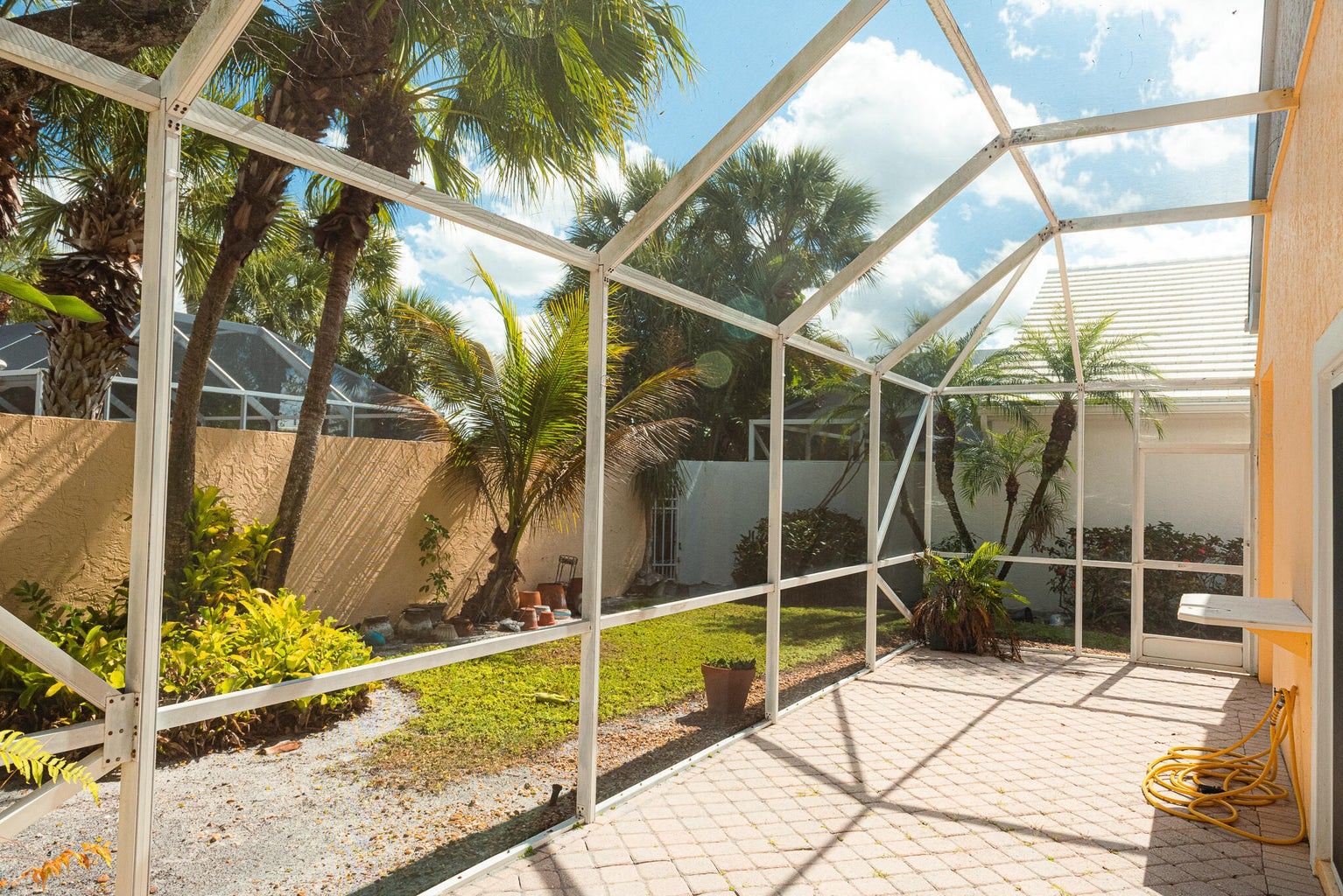 Private Fenced Oasis Backyard Boundary